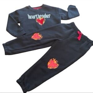Boys 5T Valentine Jogger Set